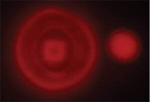 Lighting comparison of standard LED and Point Source Emitter